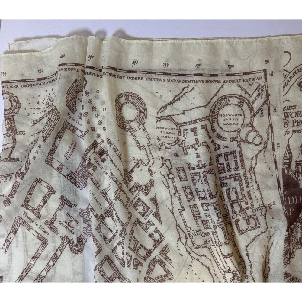 Marauders Map Mischief Makers Scarf, Wizarding Trunk, Harry Potter,‎ Hogwarts HP
